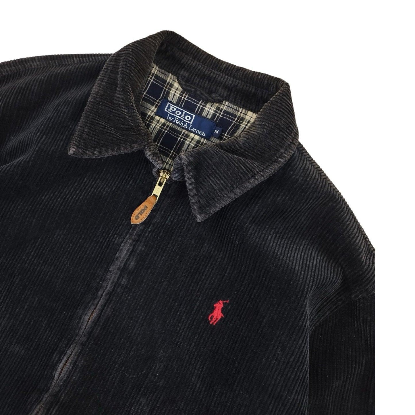 Ralph Lauren - Veste Harrington en velours côtelé marine taille M - Le Saptuaire