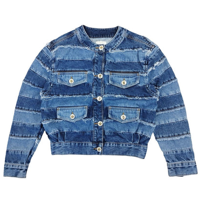 Sandro - Veste en jean bleue taille S - Le Saptuaire