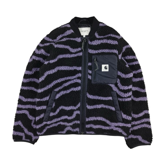 Carhartt - Polaire « Janet Liner » zippée violet et noire taille XS