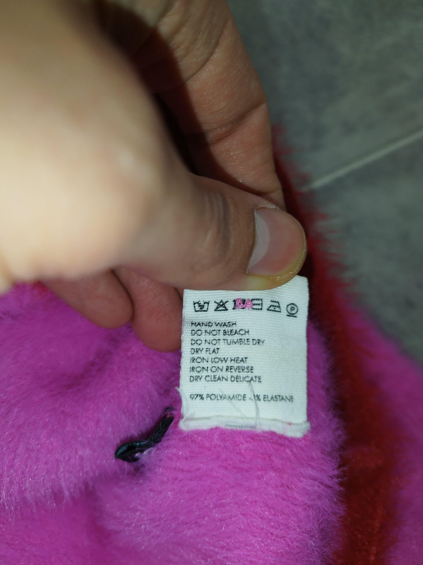 Jacquemus - Pull en mohair rose fuchsia taille XS