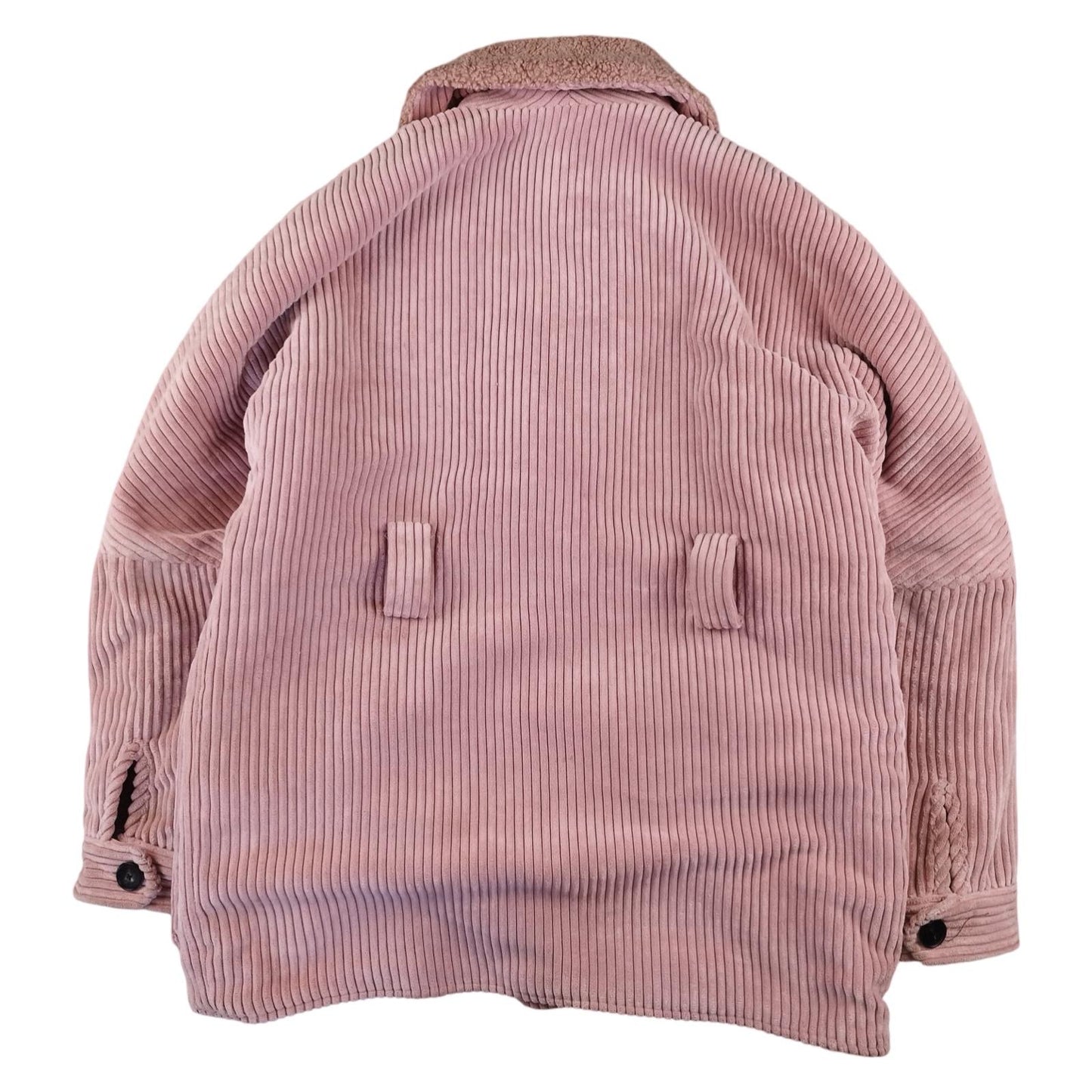 Ba&sh - Manteau en velours côtelé rose taille S