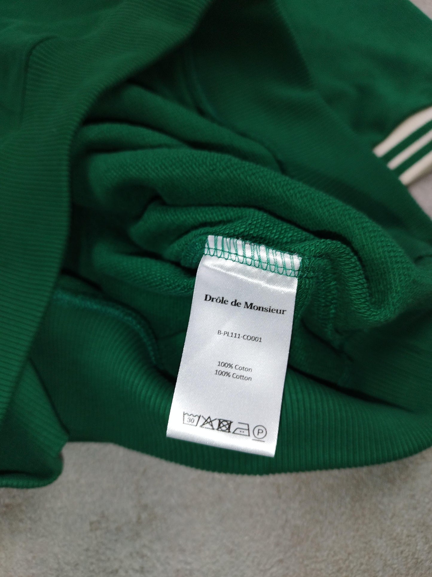 Drôle de Monsieur - Polo vert taille XL - Le Saptuaire