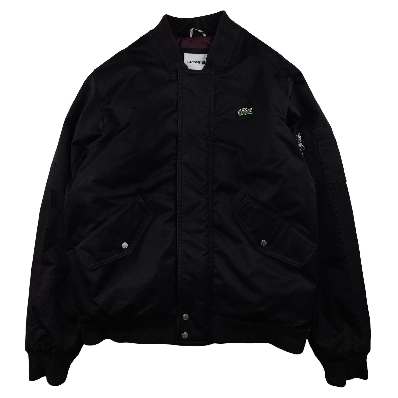 Lacoste - Bombers matelassé noir taille S - Le Saptuaire