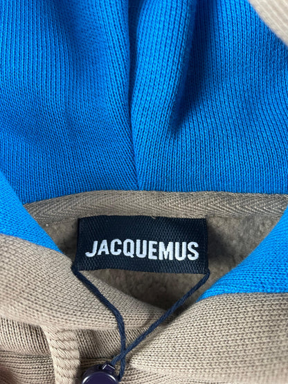 Jacquemus - Pull à capuche crème taille XS neuf avec étiquette