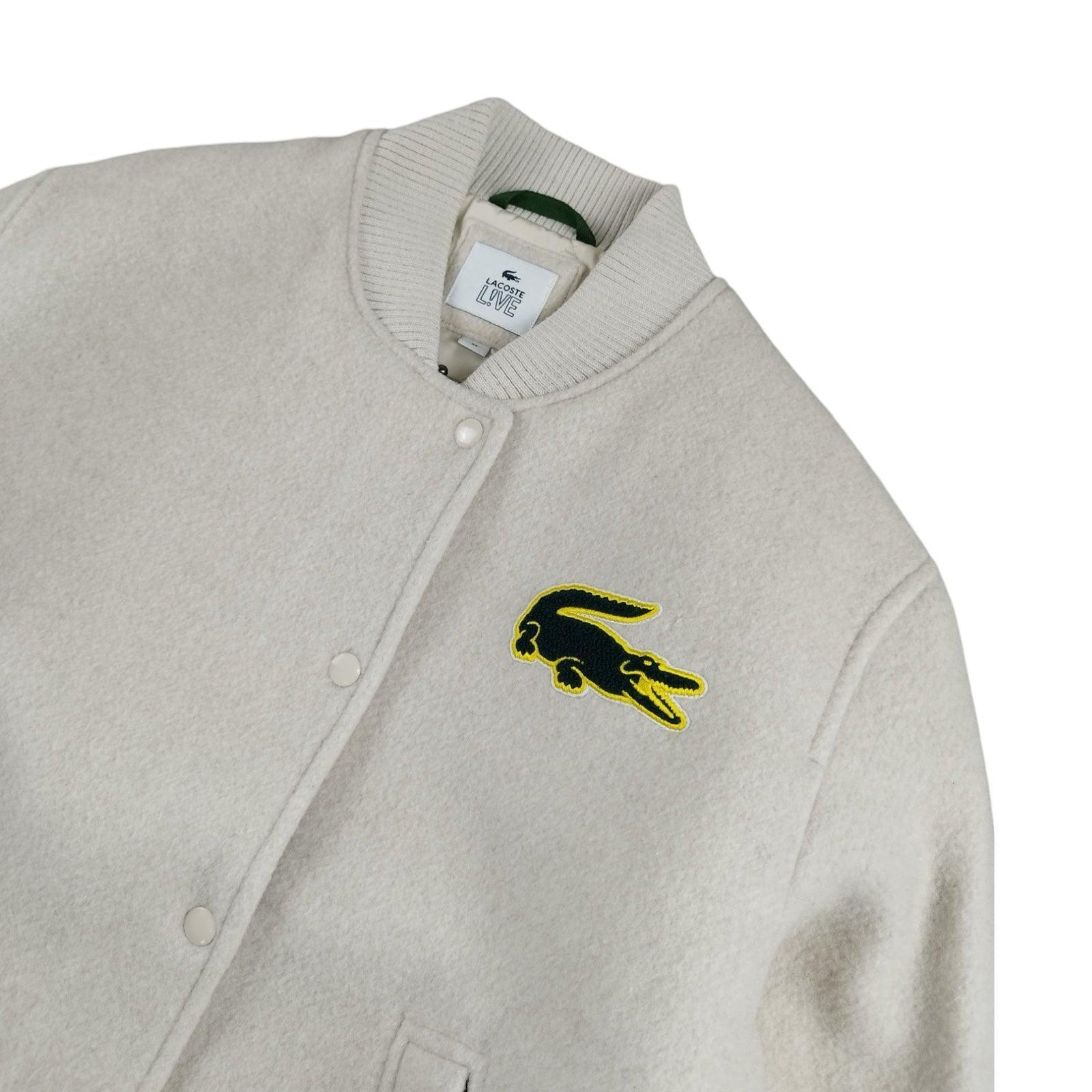 Lacoste - Varsity Jacket crème taille S - Le Saptuaire