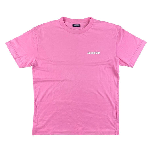 Jacquemus - T-shirt box logo rose taille S - Le Saptuaire