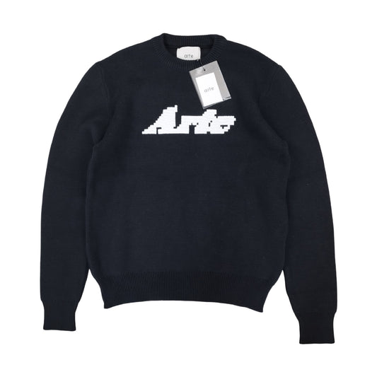 Arte - Pull en knit noir taille L - Le Saptuaire