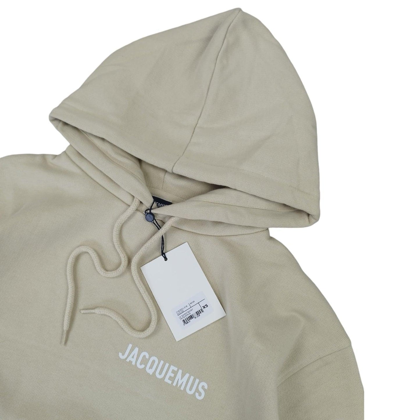 Jacquemus - Pull à capuche crème taille XS - Le Saptuaire