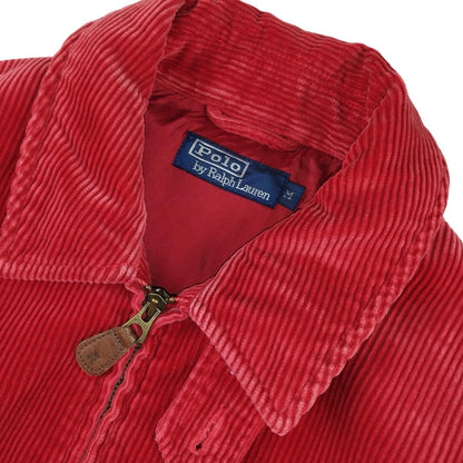 Ralph Lauren Harrington - Veste en velours côtelé rouge taille M - Le Saptuaire