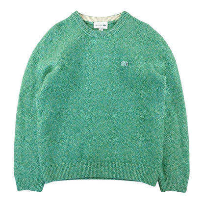 Lacoste - Pull en laine mérinos vert menthe taille S