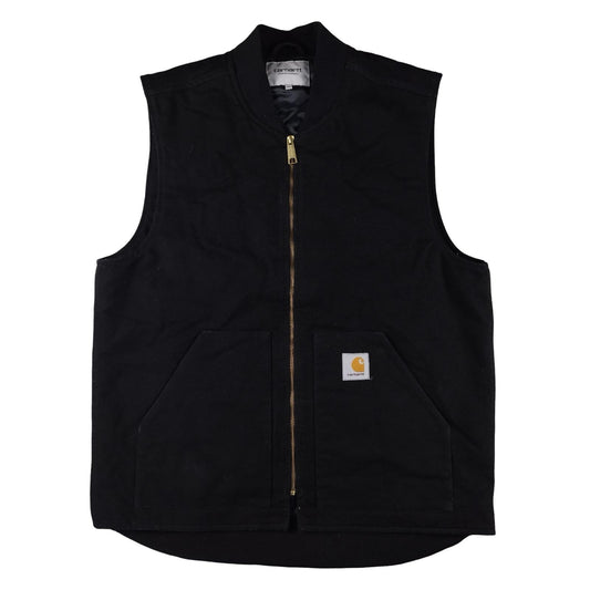 Carhartt - Black Quilted Sleeveless Jacket Size XL