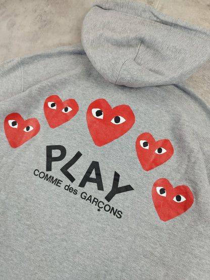 Comme des Garçons - Pull à capuche gris taille XL - Le Saptuaire