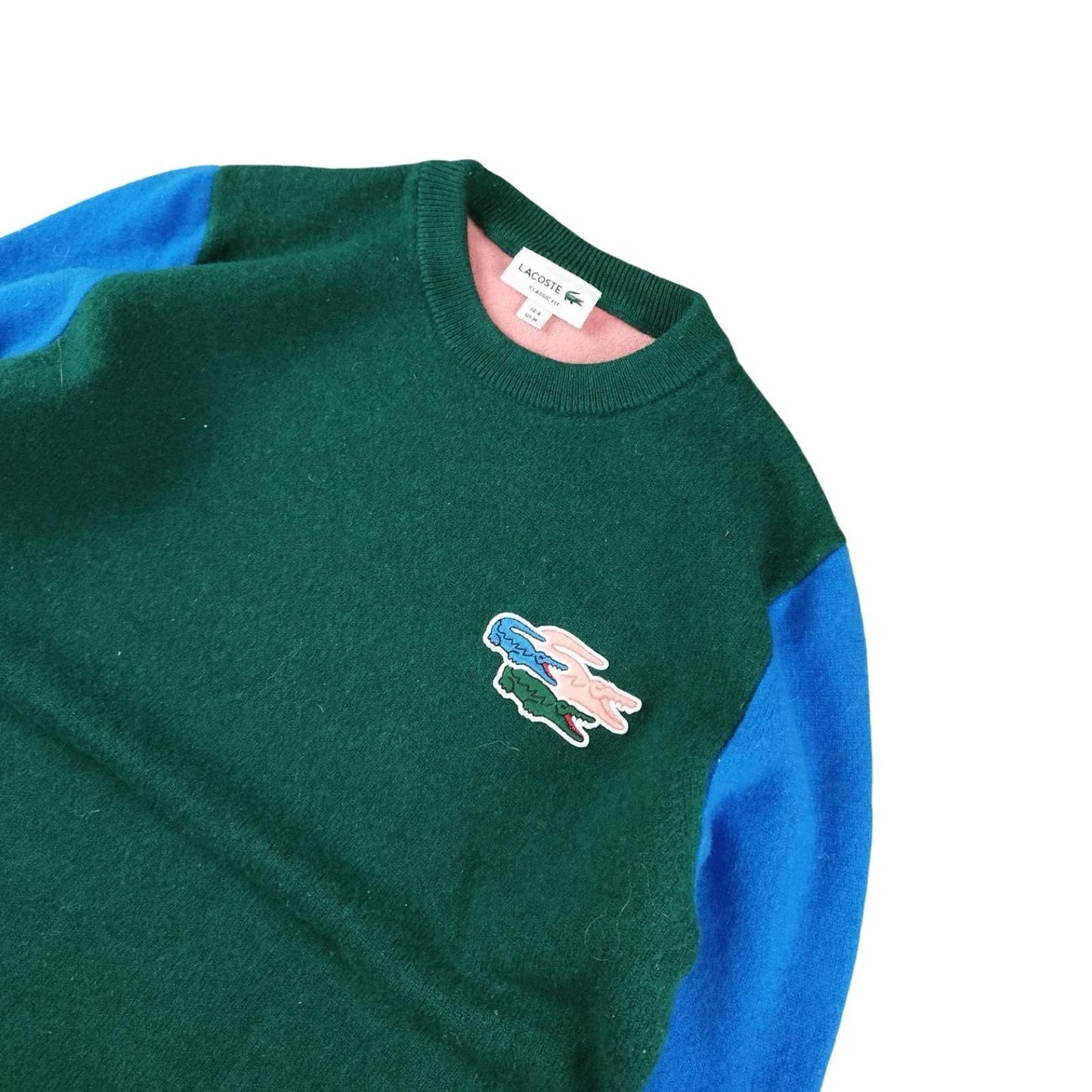 Lacoste - Pull en laine multicolore taille S - Le Saptuaire