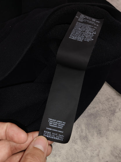 Saint Laurent - Pull à capuche noir taille M - Le Saptuaire