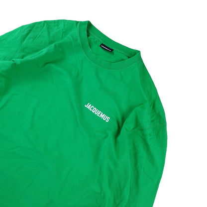 Jacquemus - T-shirt manche longue vert taille XL