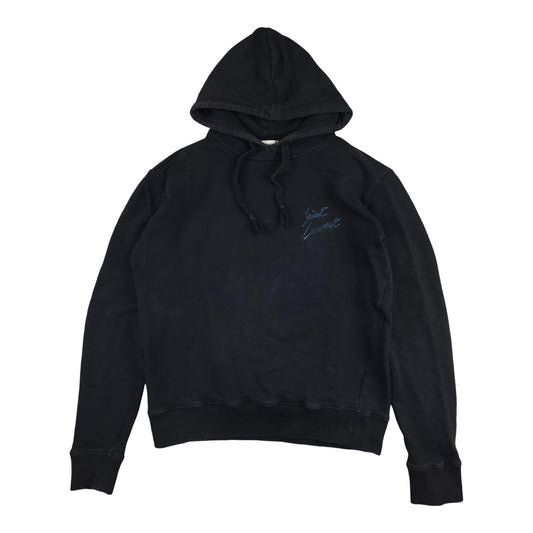 Saint Laurent - Pull à capuche noir taille M