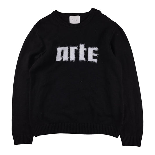 Arte - Pull en laine mérinos noir taille XL - Le Saptuaire