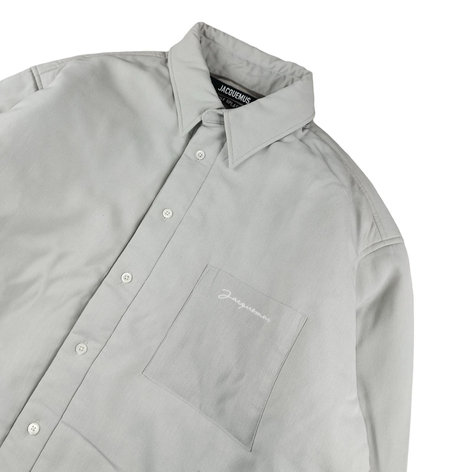 Jacquemus - Veste surchemise « La chemise Boulanger » gris L - Le Saptuaire