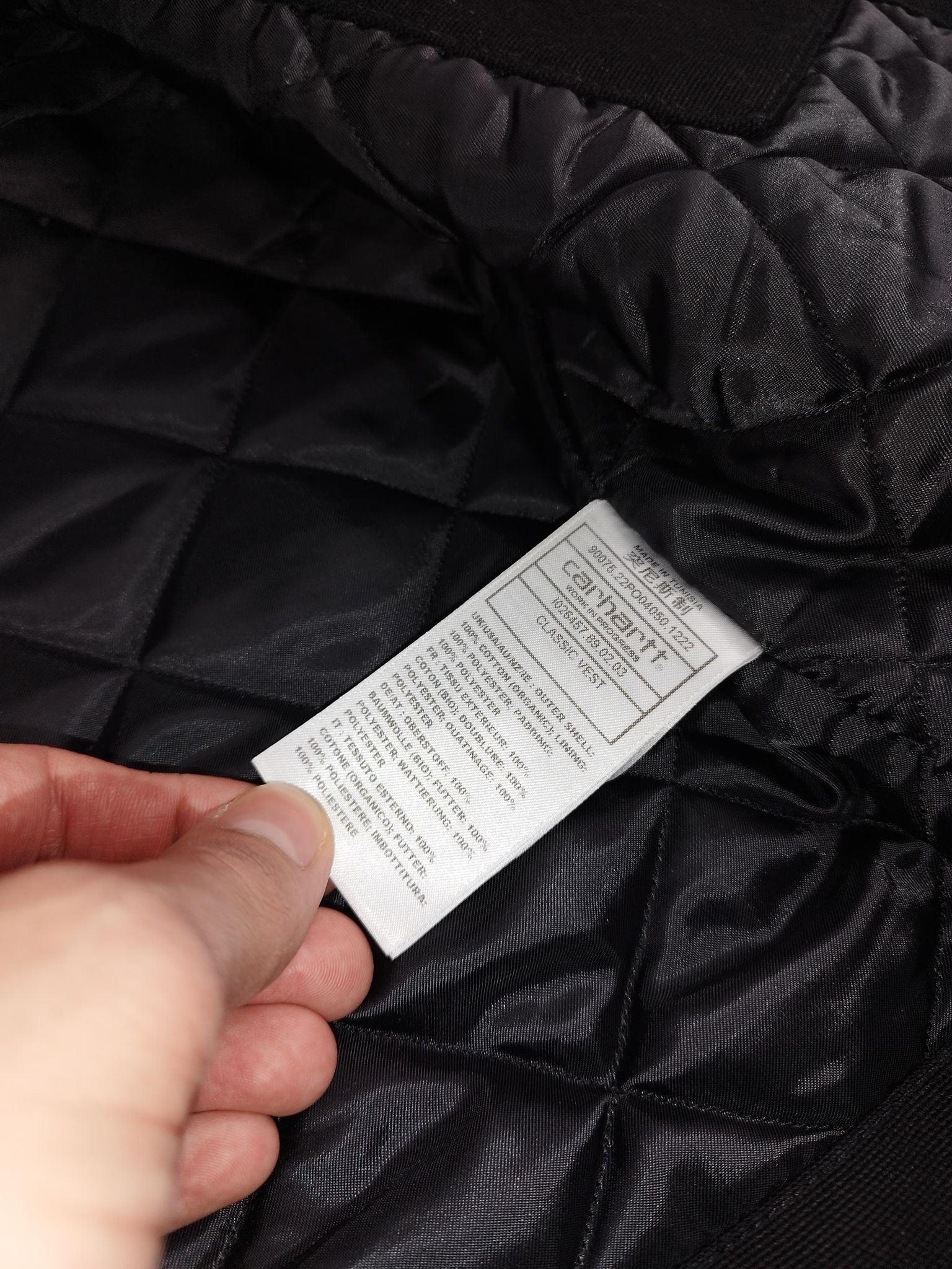 Carhartt - Veste sans manches matelassée noire taille L - Le Saptuaire