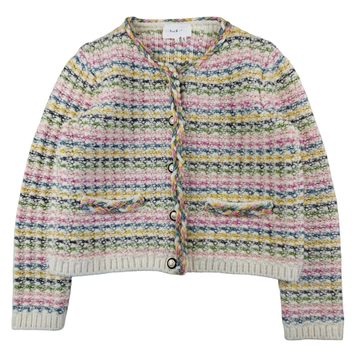 Ba&sh - Cardigan en laine multicolore taille S