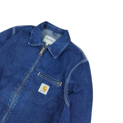 Carhatt - Veste « Détroit Jacket » en jean bleu taille S - Le Saptuaire