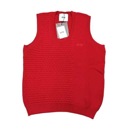 Arte - Gilet sans manches rouge taille M