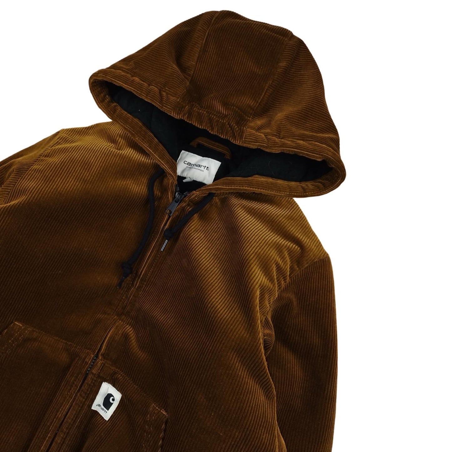 Carhartt - Veste à capuche en velours côtelé doré taille XS - Le Saptuaire