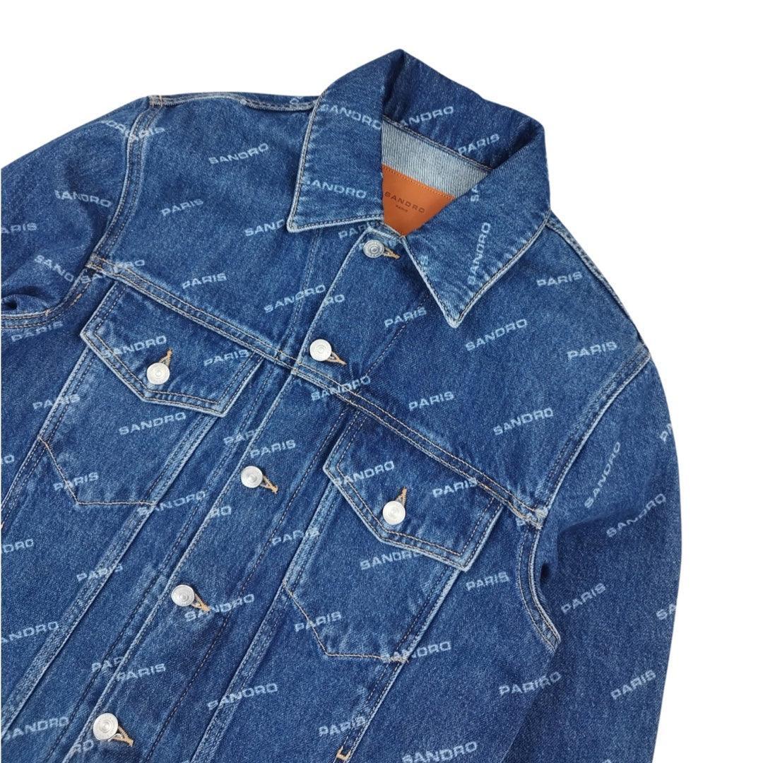 Sandro - Veste en jean bleue taille M - Le Saptuaire