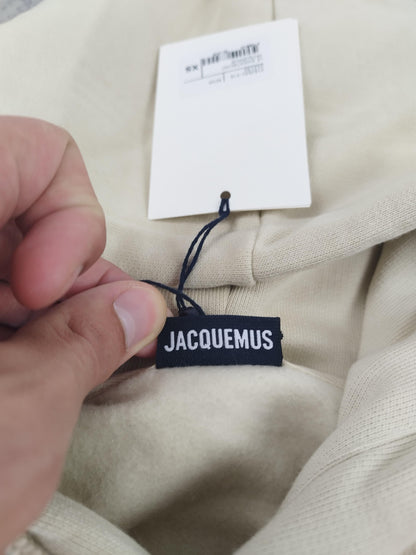 Jacquemus - Pull à capuche crème taille XS - Le Saptuaire