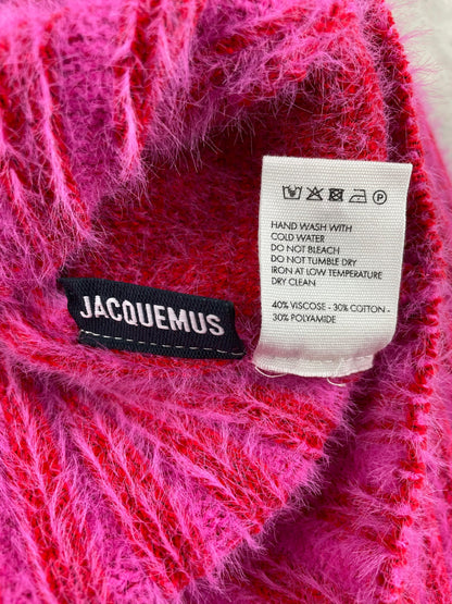 Jacquemus - Cardigan rose fuchsia taille XS - Le Saptuaire