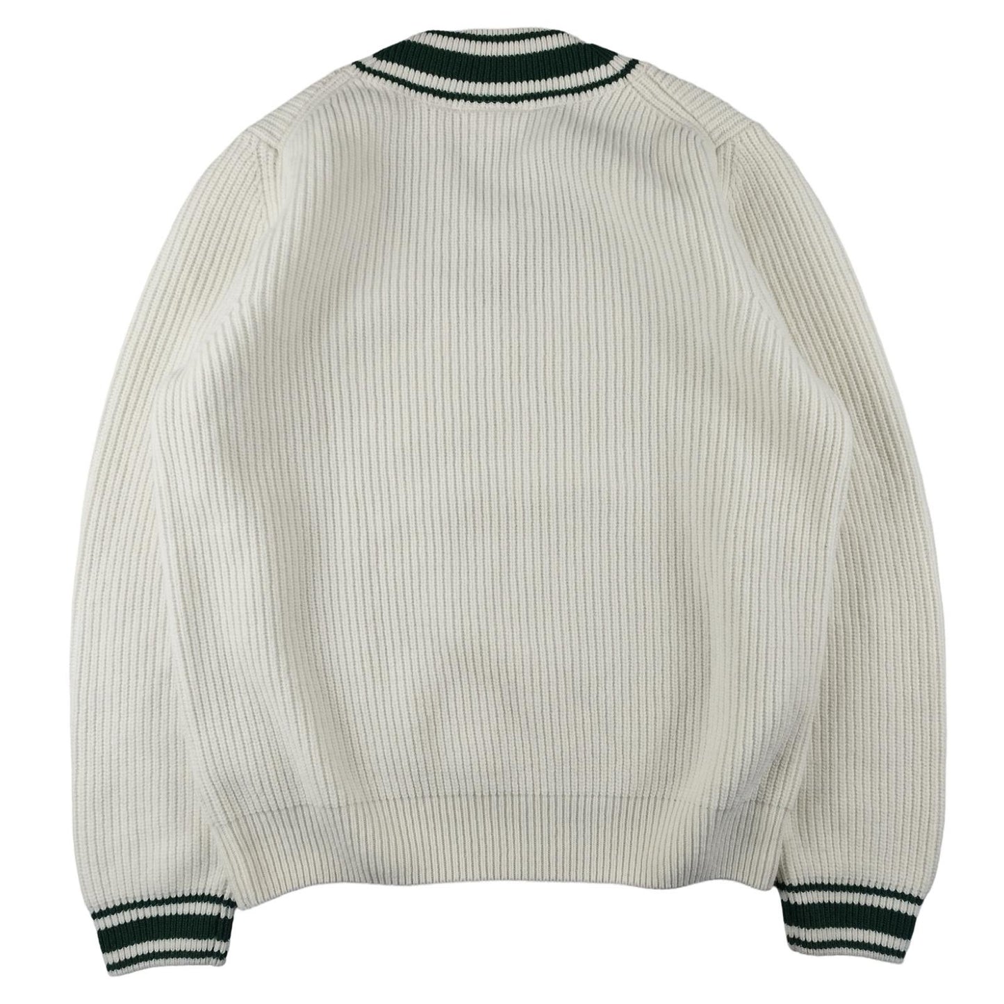 Lacoste - Pull en laine blanc taille M