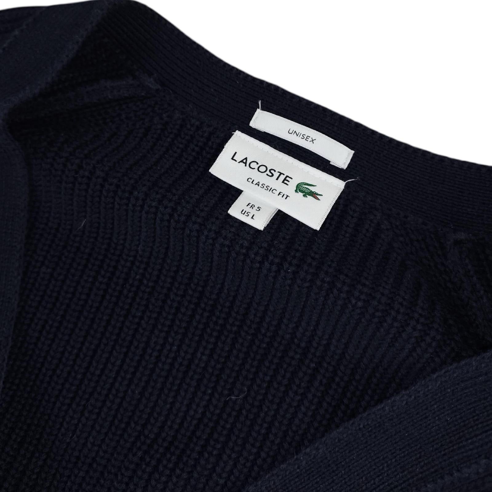 Lacoste - Cardigan bleu marine taille L - Le Saptuaire