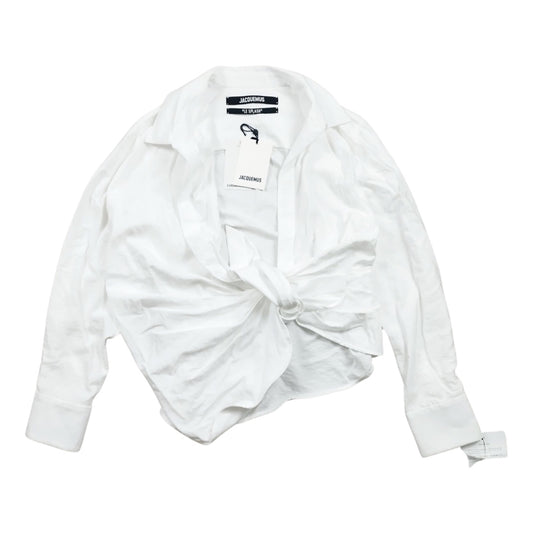 Chemise drapée Bahia blanche taille 40