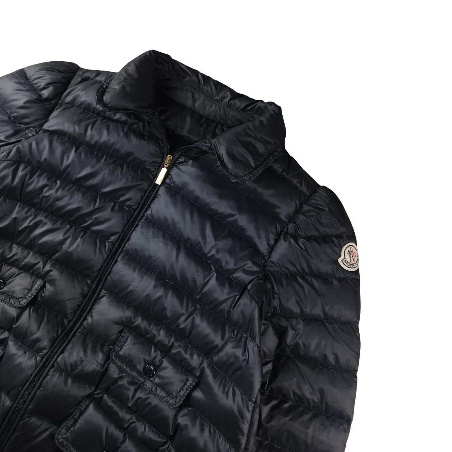 Moncler - Chaqueta de plumas, color negro, modelo de mujer, talla S