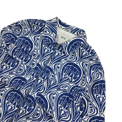 Veste à motifs bleu taille M - Le Saptuaire