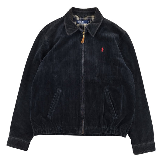 Ralph Lauren - Veste Harrington en velours côtelé marine taille M