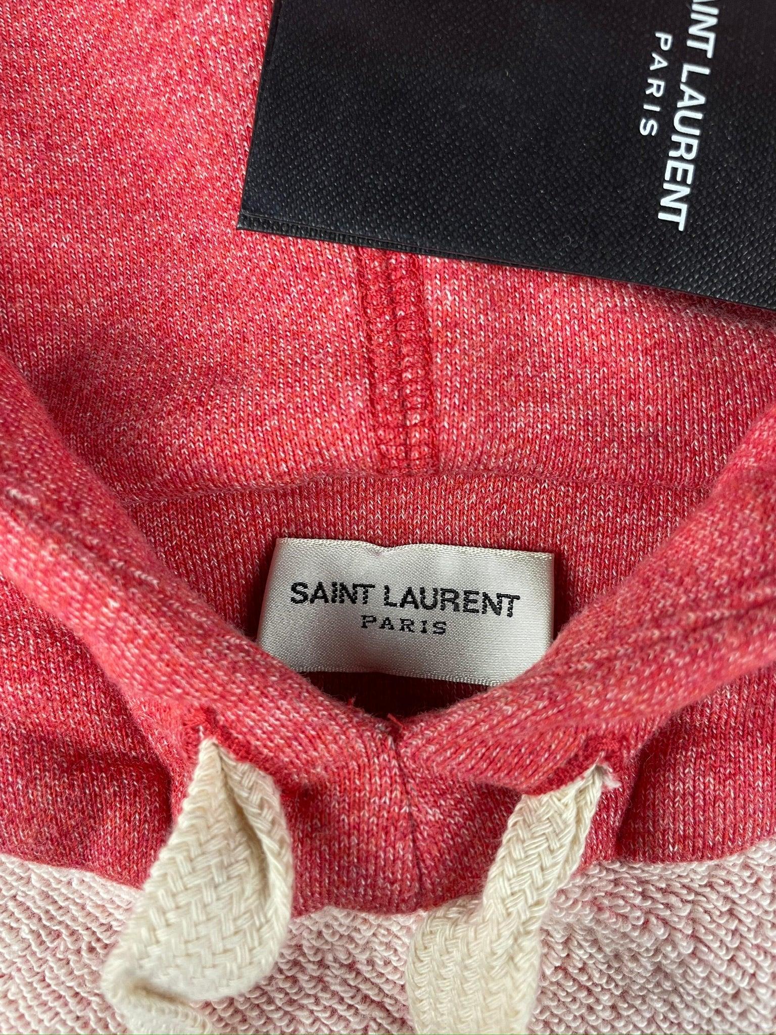 Saint Laurent - Pull à capuche rose taille XS neuf avec étiquette - Le Saptuaire