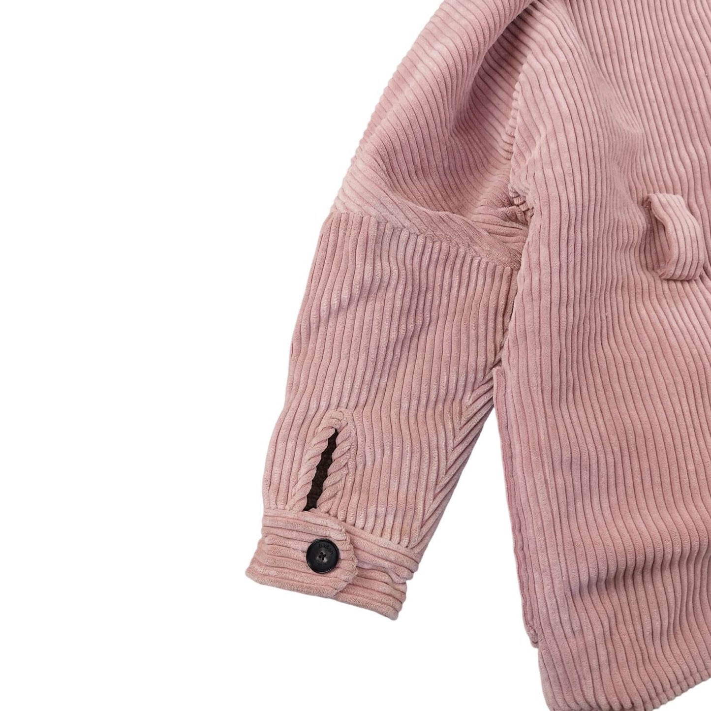 Ba&sh - Manteau en velours côtelé rose taille S