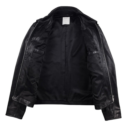 Sandro - Veste en cuir noire taille XS - Le Saptuaire