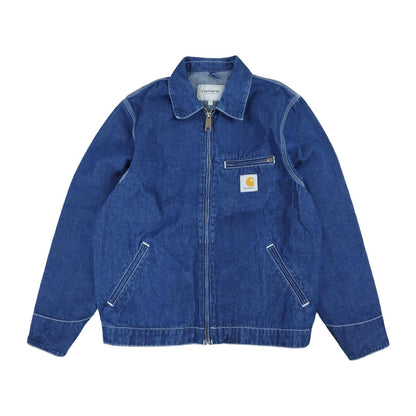 Carhatt - Veste « Détroit Jacket » en jean bleu taille S - Le Saptuaire