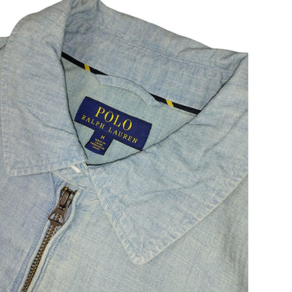 Ralph Lauren - Veste Harrington légère bleu ciel taille M - Le Saptuaire