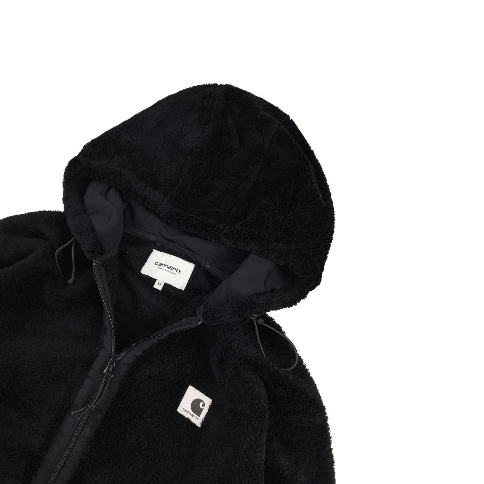 Carhatt - Polaire « W’ Hooded Mirada Jacket » zippée à capuche noire taille XS - Le Saptuaire