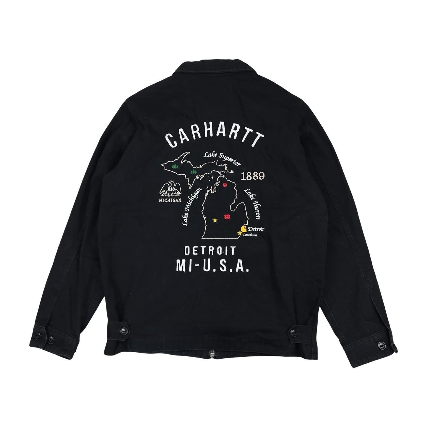 Carhatt - Veste « Lakers Jacket » noire taille S - Le Saptuaire