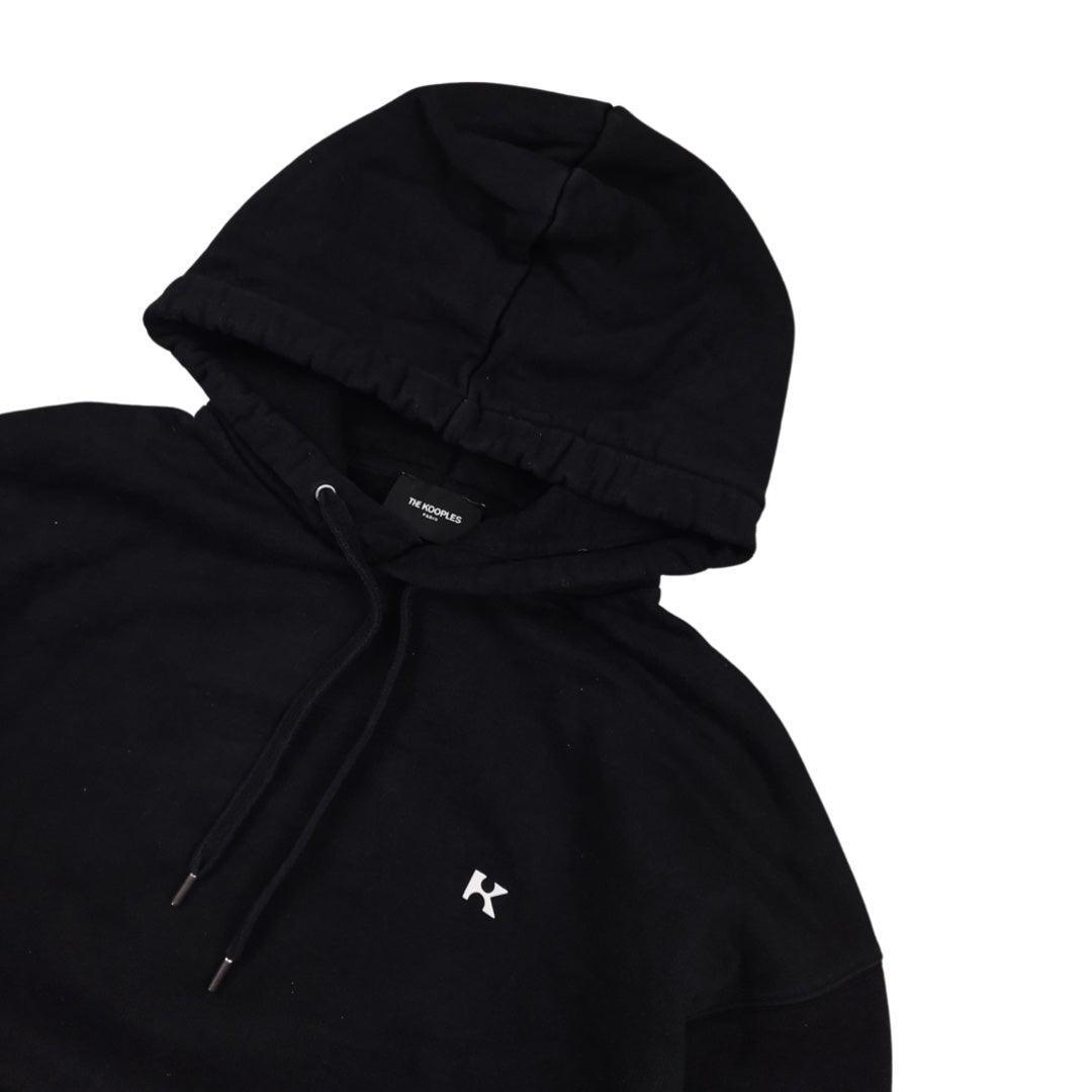 Pull à capuche oversized noir taille M - Le Saptuaire