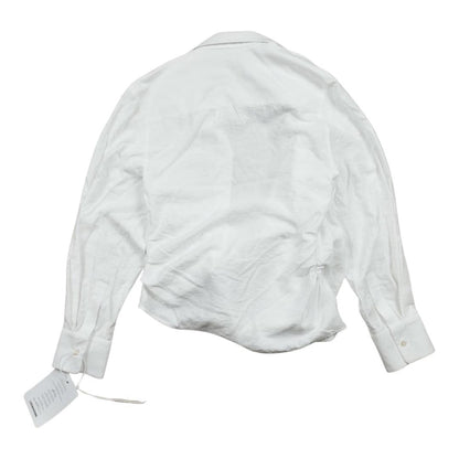 Chemise drapée Bahia blanche taille 40 - Le Saptuaire