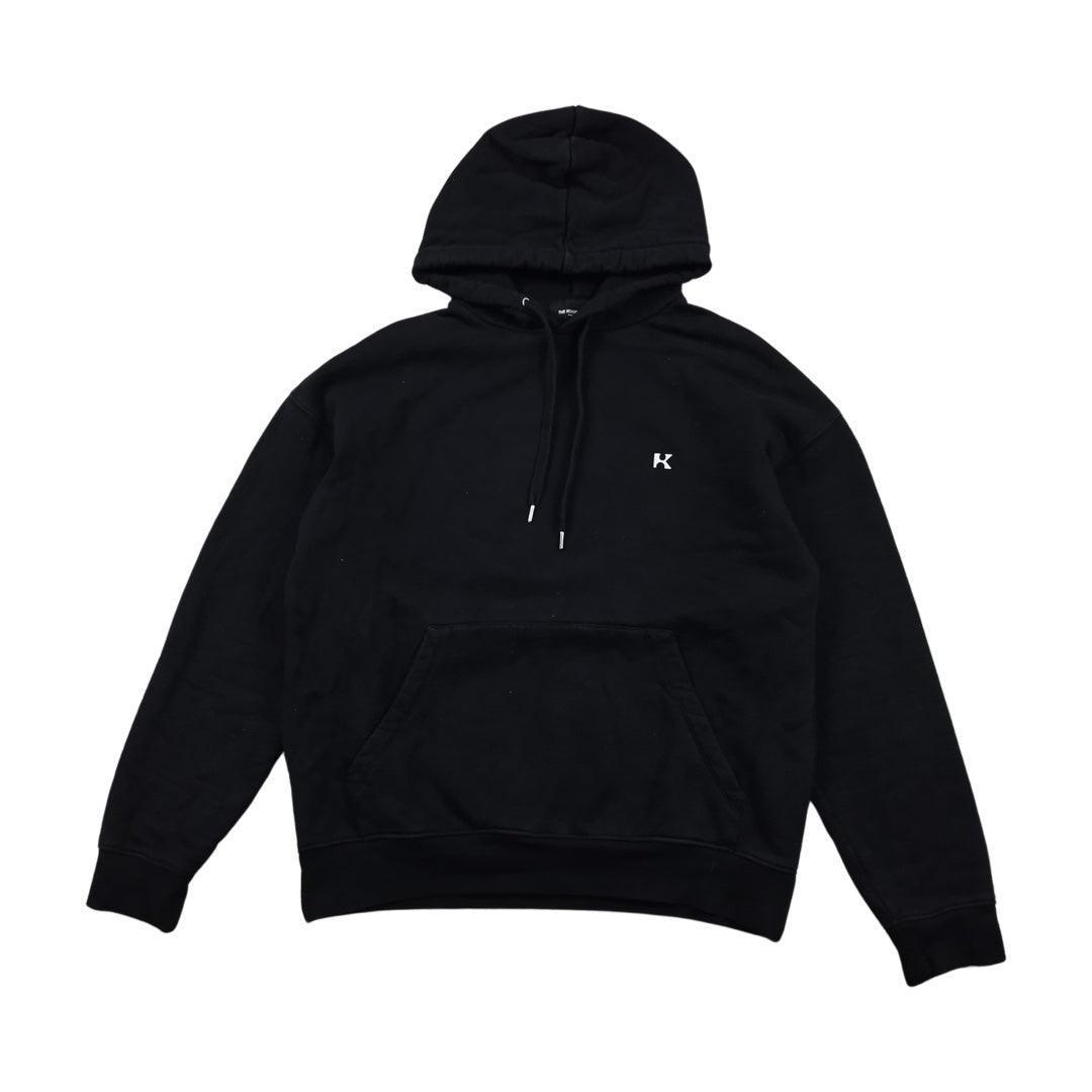 Pull à capuche oversized noir taille M - Le Saptuaire