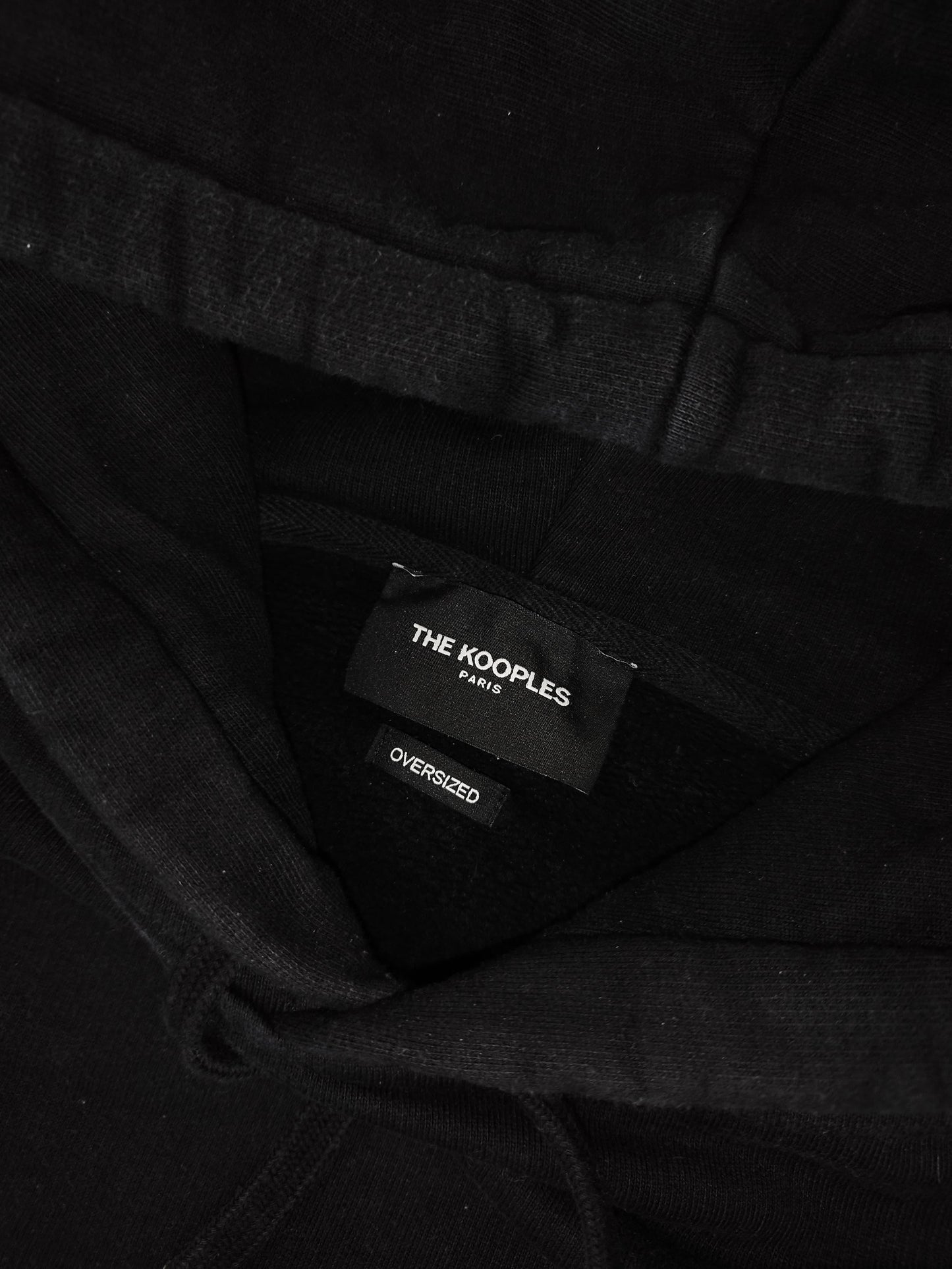 The Kooples - Pull à capuche noir taille M - Le Saptuaire