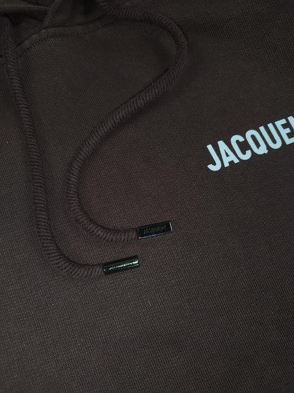 Jacquemus - Pull à capuche marron taille M - Le Saptuaire