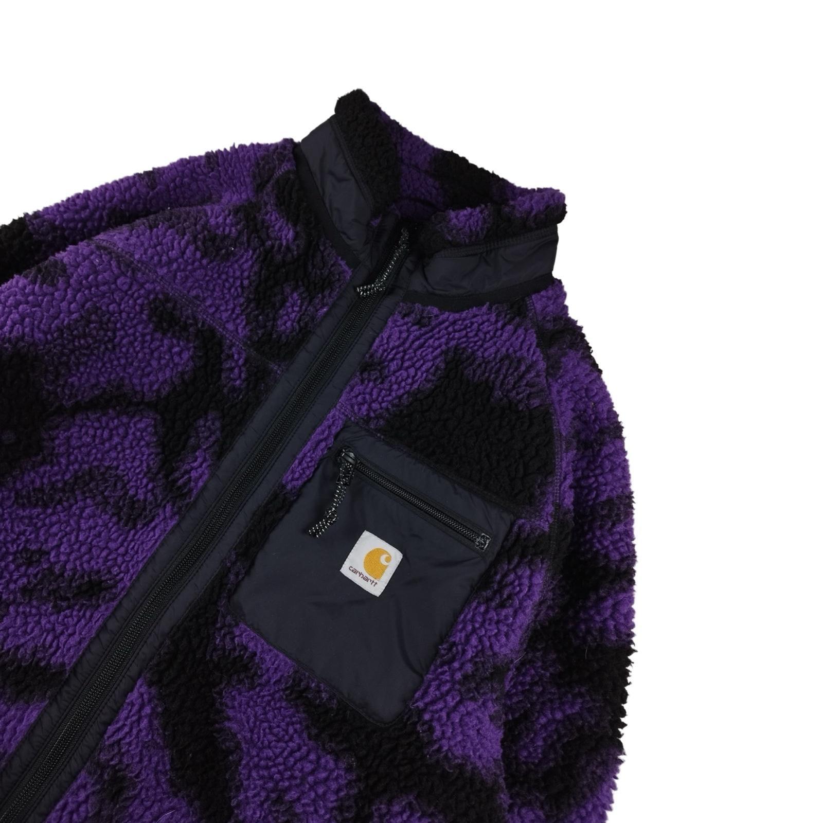 Carhartt - Polaire zippée violet et noire taille M - Le Saptuaire