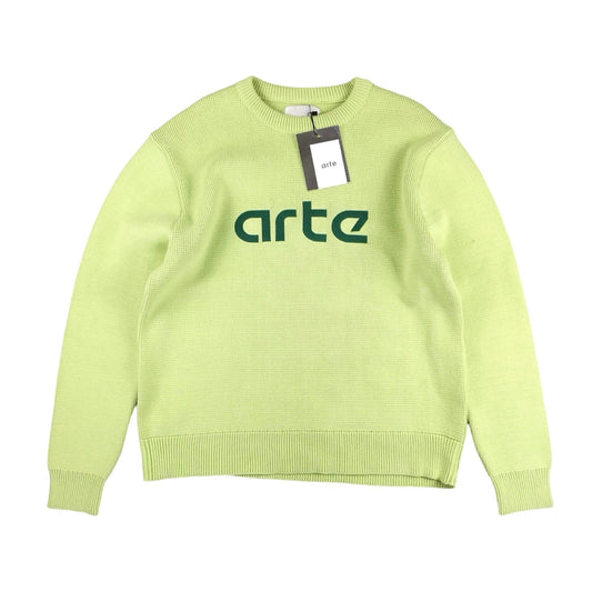 Arte - Pull Kris logo vert pomme taille L